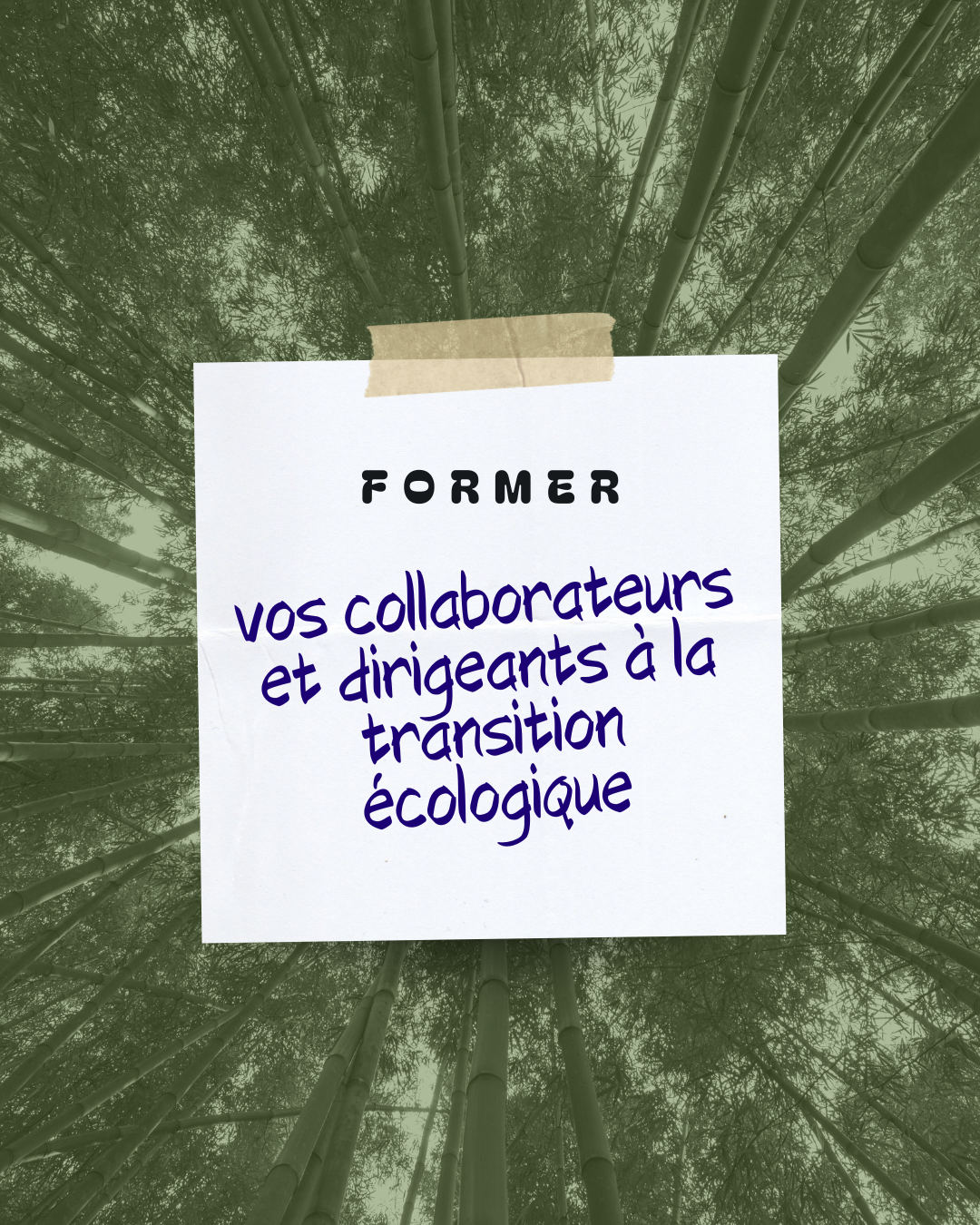 Former vos collaborateurs et dirigeants à la transition écologique