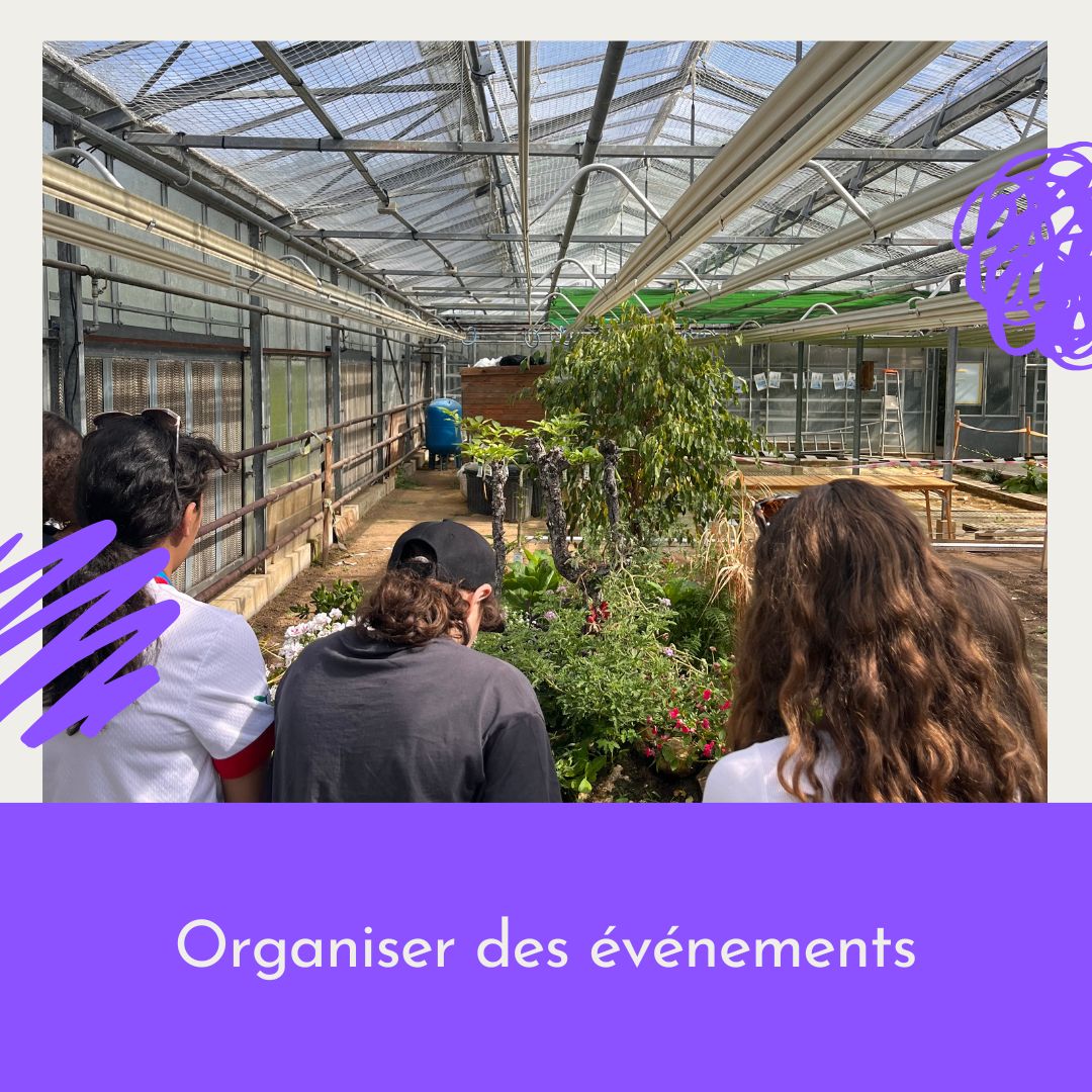 3- Organiser des événements